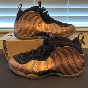 Nike Air Foamposite One Sz 10.5 Copper